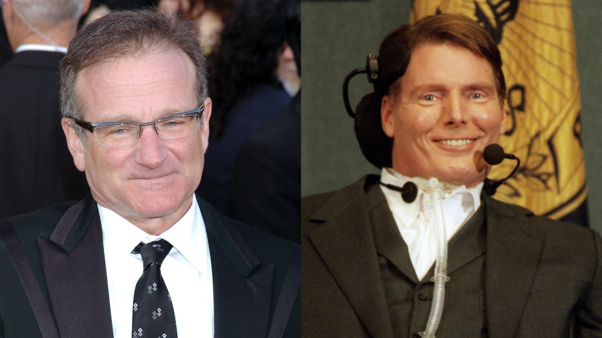 Robin Williams and Christopher Reeve